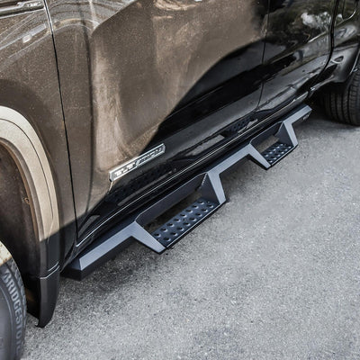 HDX Drop Nerf Step Bars <br> 19-26 Chevy Silverado GMC Sierra 1500-3500 HD