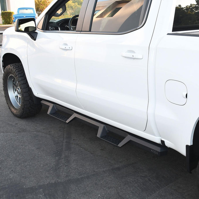 HDX Drop Nerf Step Bars <br> 19-26 Chevy Silverado GMC Sierra 1500-3500 HD