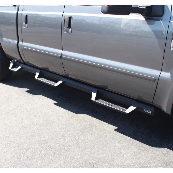HDX Drop Wheel-to-Wheel Nerf Step Bars <br> 1999-2016 Ford F-250 F-350 Super Duty