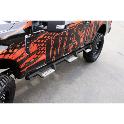 HDX Stainless Drop Wheel-to-Wheel Nerf Step Bars <br> 2017-2022 Ford F-250 F-350 Super Duty