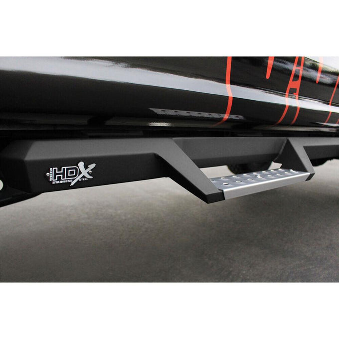 HDX Stainless Drop Wheel-to-Wheel Nerf Step Bars <br> 2017-2022 Ford F-250 F-350 Super Duty