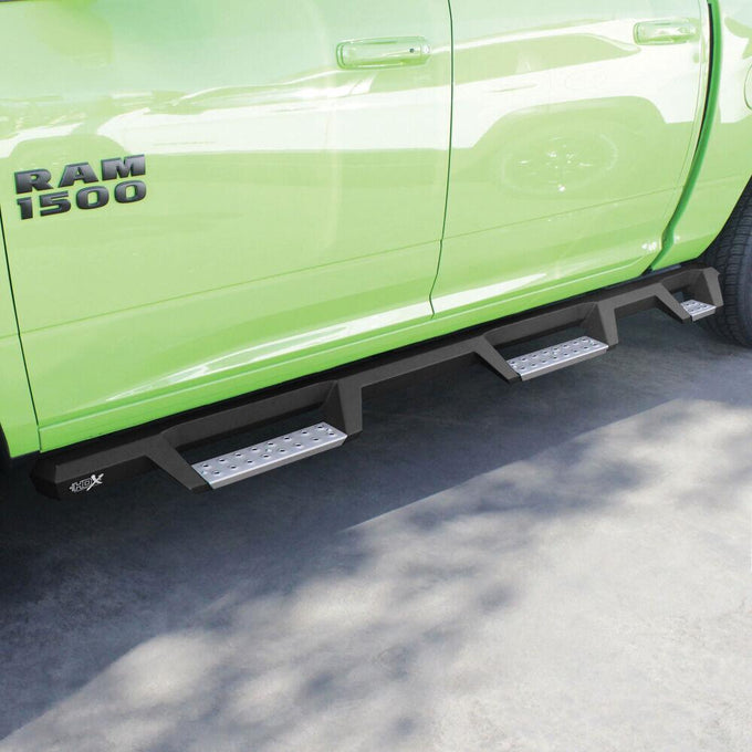 Stainless Drop Wheel-to-Wheel Nerf Step Bars <br> 09-24 Dodge Ram 1500 2500 3500