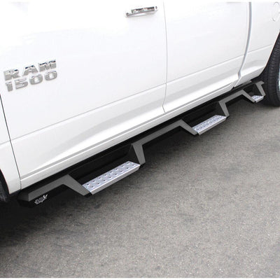 Stainless Drop Wheel-to-Wheel Nerf Step Bars <br> 09-24 Dodge Ram 1500 2500 3500