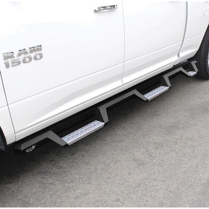 Stainless Drop Wheel-to-Wheel Nerf Step Bars <br> 09-24 Dodge Ram 1500 2500 3500