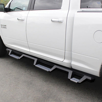 Stainless Drop Wheel-to-Wheel Nerf Step Bars <br> 09-24 Dodge Ram 1500 2500 3500