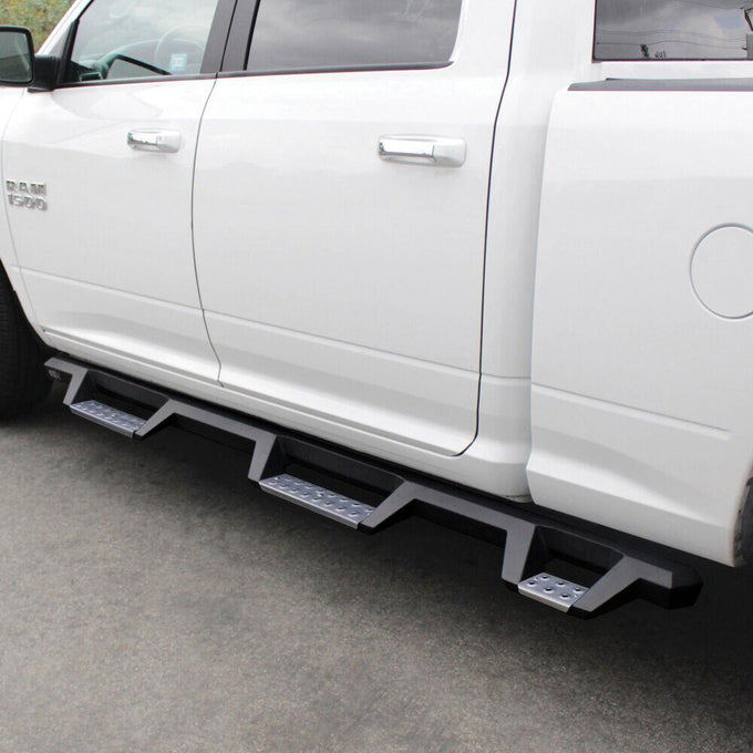 Stainless Drop Wheel-to-Wheel Nerf Step Bars <br> 09-24 Dodge Ram 1500 2500 3500