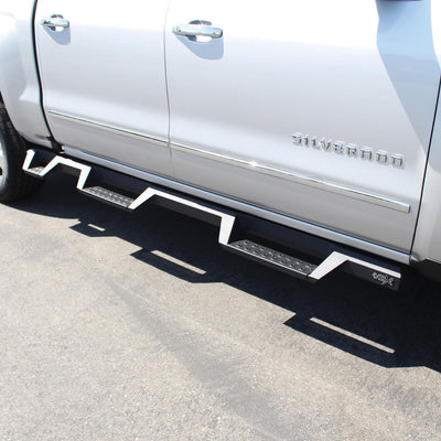 HDX Drop Wheel-to-Wheel Nerf Step Bars <br> 07-18 Chevy Silverado GMC Sierra 1500