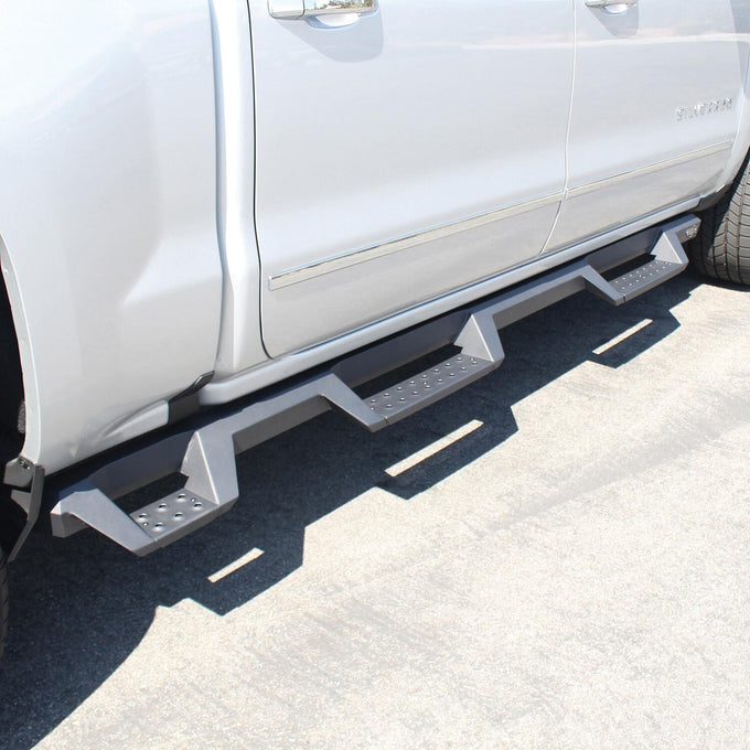 HDX Drop Wheel-to-Wheel Nerf Step Bars <br> 07-18 Chevy Silverado GMC Sierra 1500