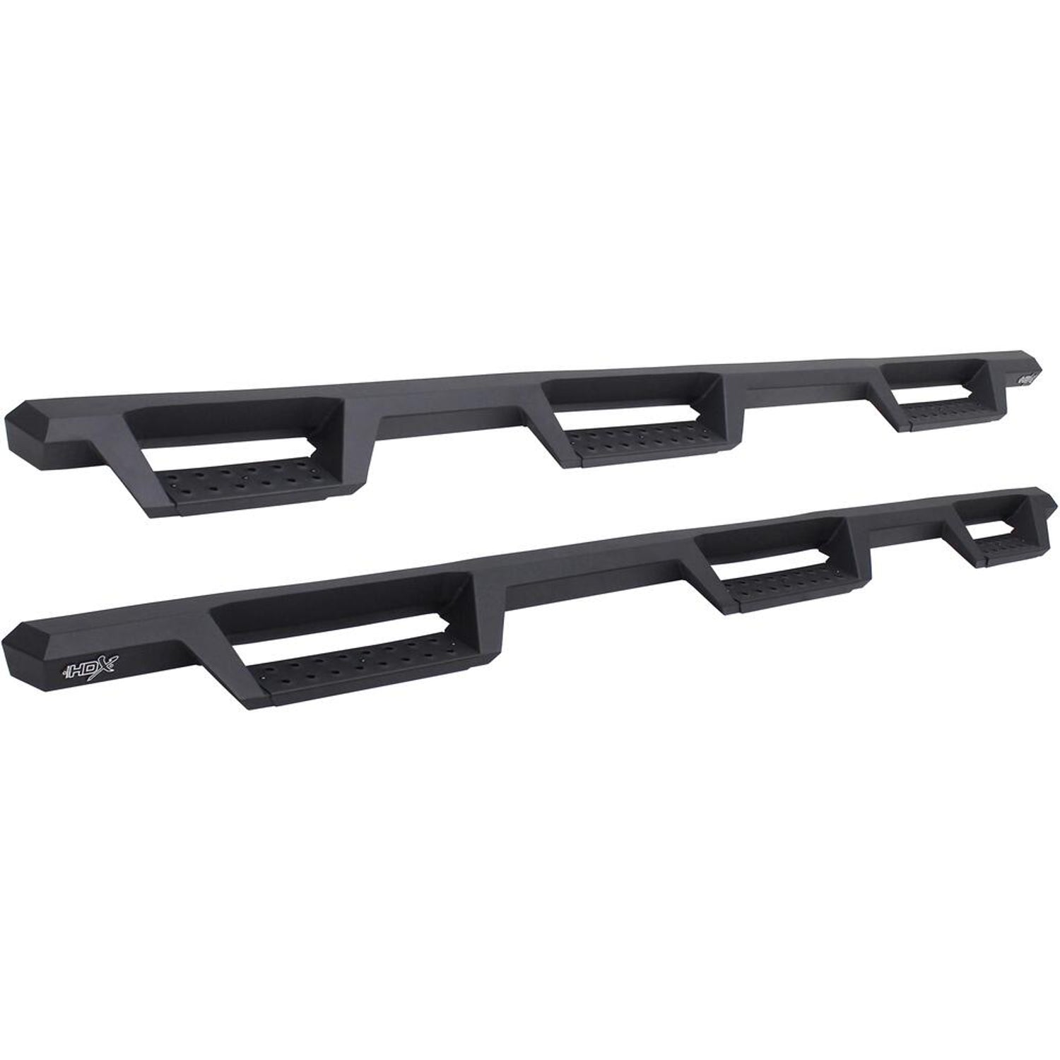 HDX Drop Wheel-to-Wheel Nerf Step Bars <br> 07-19 Chevy Silverado GMC Sierra 1500-3500 HD