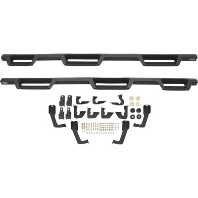 HDX Drop Wheel-to-Wheel Nerf Step Bars <br> 07-19 Chevy Silverado GMC Sierra 1500-3500 HD
