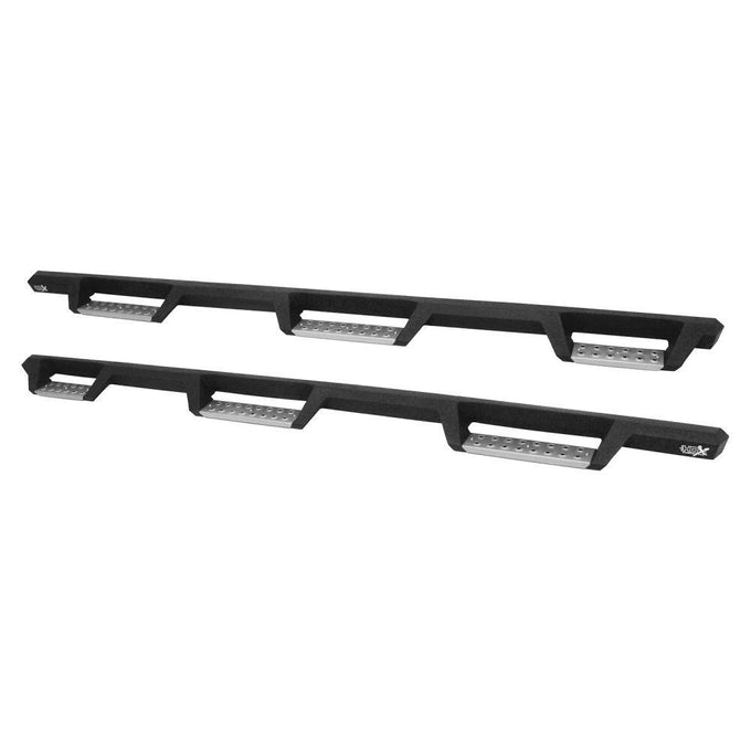 Stainless Drop Wheel-to-Wheel Nerf Step Bars <br> 07-19 Chevy Silverado GMC Sierra 1500-3500 HD