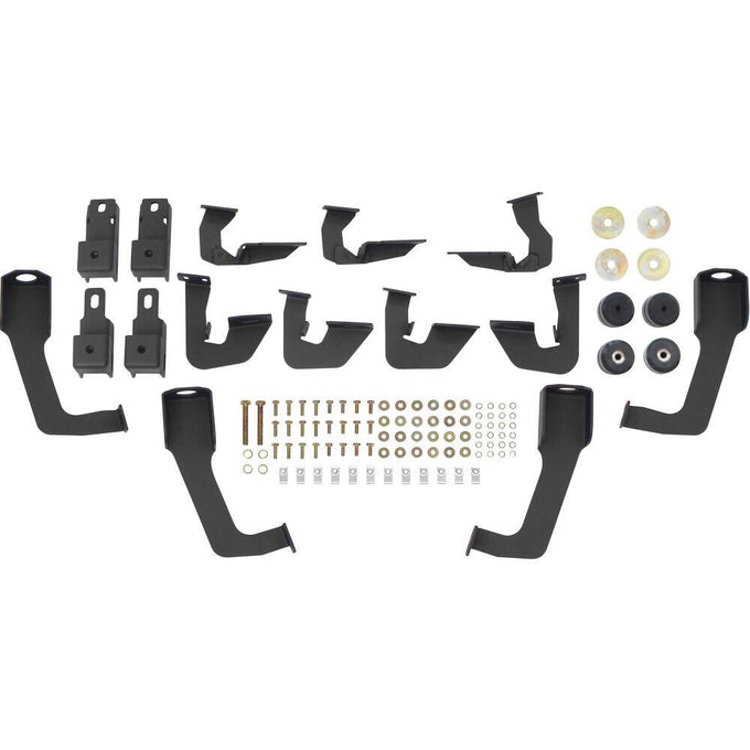 Stainless Drop Wheel-to-Wheel Nerf Step Bars <br> 07-19 Chevy Silverado GMC Sierra 1500-3500 HD