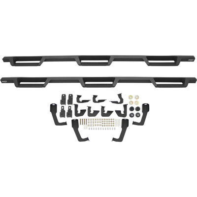 HDX Drop Wheel-to-Wheel Nerf Step Bars <br> 07-19 Chevy Silverado GMC Sierra 2500 3500 HD