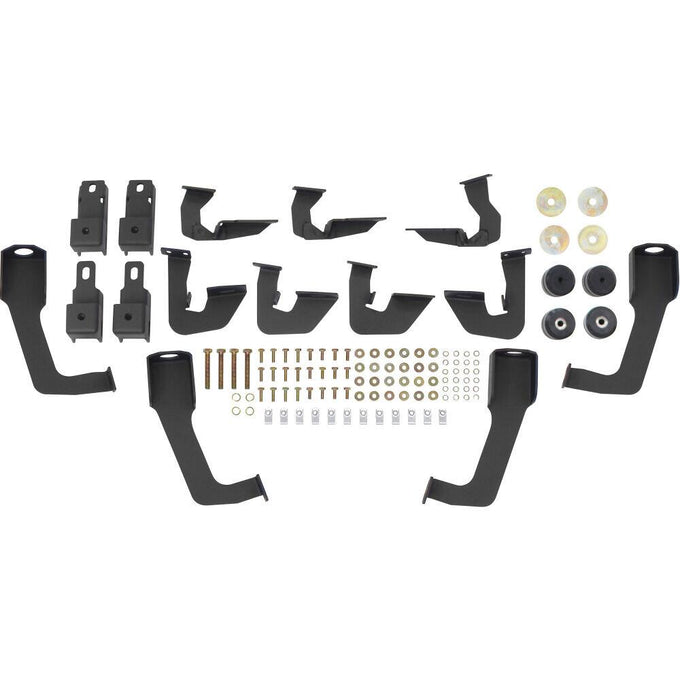Stainless Drop Wheel-to-Wheel Nerf Step Bars <br> 07-19 Chevy Silverado GMC Sierra 2500 3500 HD
