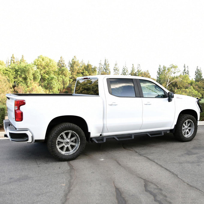 HDX Drop Wheel-to-Wheel Nerf Step Bars <br> 19-26 Chevy Silverado GMC Sierra 1500