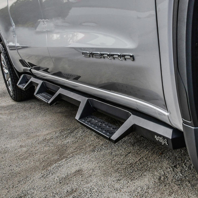 HDX Drop Wheel-to-Wheel Nerf Step Bars <br> 19-26 Chevy Silverado GMC Sierra 1500