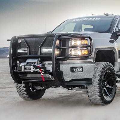 HDX Winch Mount Grille Guard <br> 2014-2015 Chevrolet Silverado 1500