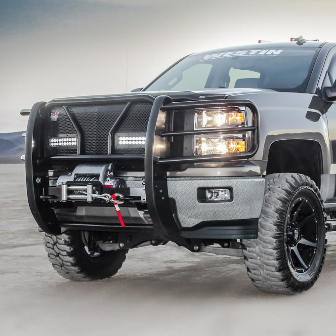 HDX Winch Mount Grille Guard <br> 2014-2015 Chevrolet Silverado 1500