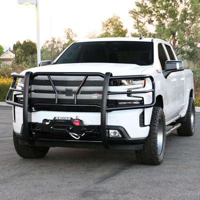HDX Winch Mount Grille Guard <br> 19-26 Chevy Silverado GMC Sierra 1500