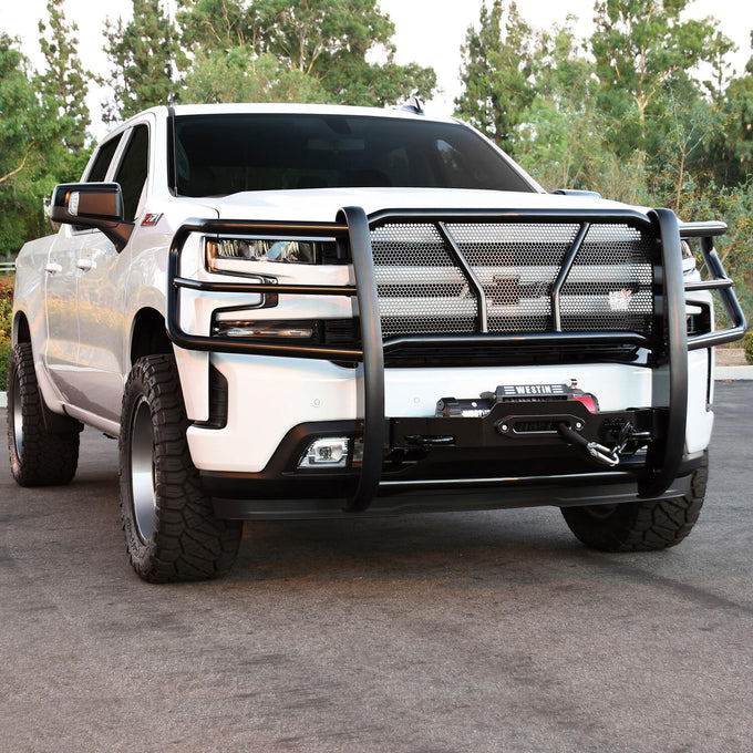 HDX Winch Mount Grille Guard <br> 19-26 Chevy Silverado GMC Sierra 1500