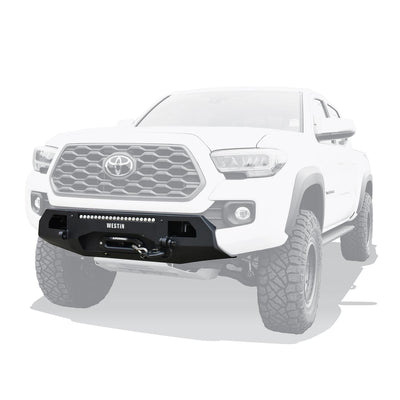 Pro-Series Mid Width Front Bumper <br> 2016-2023 Toyota Tacoma