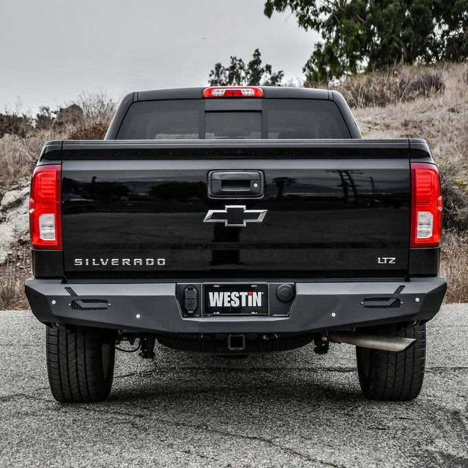 Pro-Series Rear Bumper <br> 14-19 Chevy Silverado GMC Sierra 1500-3500 HD