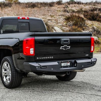 Pro-Series Rear Bumper <br> 14-19 Chevy Silverado GMC Sierra 1500-3500 HD