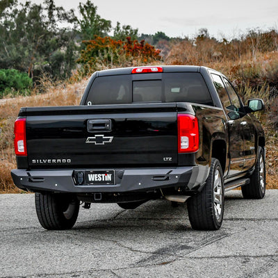 Pro-Series Rear Bumper <br> 14-19 Chevy Silverado GMC Sierra 1500-3500 HD