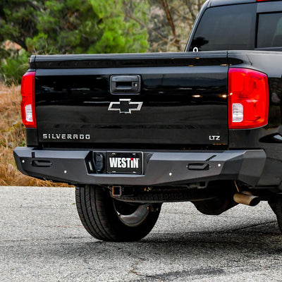 Pro-Series Rear Bumper <br> 14-19 Chevy Silverado GMC Sierra 1500-3500 HD