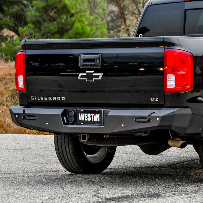 Pro-Series Rear Bumper <br> 14-19 Chevy Silverado GMC Sierra 1500-3500 HD