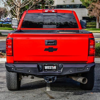 Pro-Series Rear Bumper <br> 14-19 Chevy Silverado GMC Sierra 1500-3500 HD