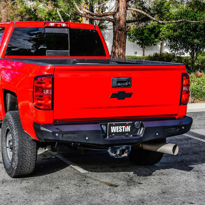 Pro-Series Rear Bumper <br> 14-19 Chevy Silverado GMC Sierra 1500-3500 HD