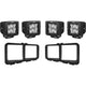 Outlaw/Pro-Mod Bumper Light Kit Square <br> Universal Fit