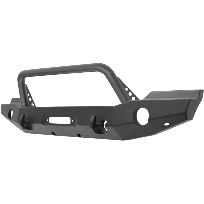 WJ2 Full Width Front Bumper w/Bull Bar <br> 2007-2018 Jeep Wrangler JK
