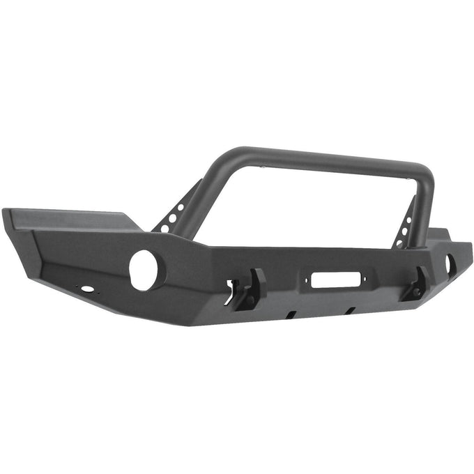 WJ2 Full Width Front Bumper w/Bull Bar <br> 2007-2018 Jeep Wrangler JK