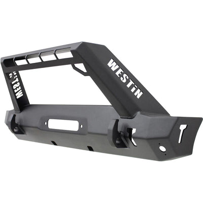 WJ2 Stubby Front Bumper w/LED Light Bar Mount <br> 2018-2025 Jeep Wrangler Gladiator