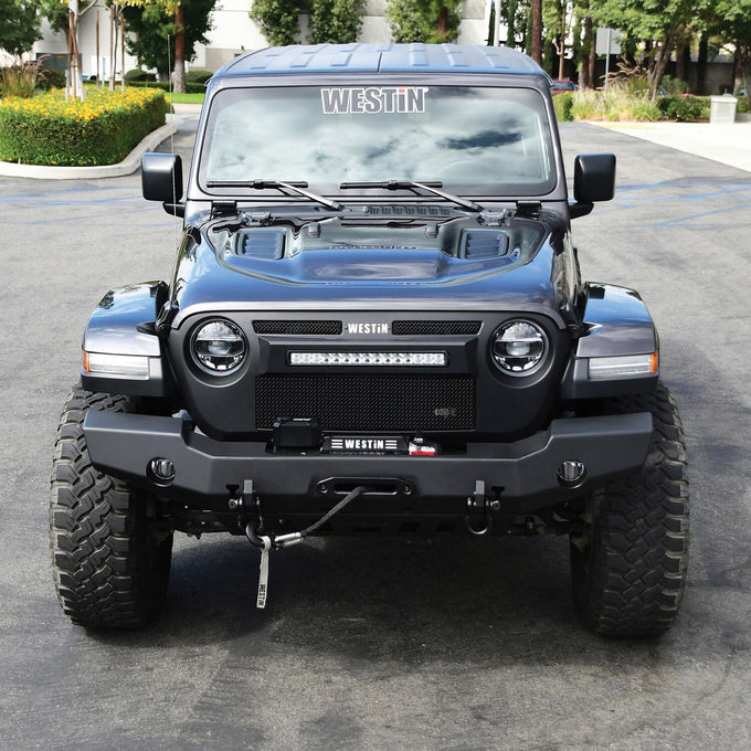 WJ2 Full Width Front Bumper <br> 2018-2025 Jeep Wrangler Gladiator