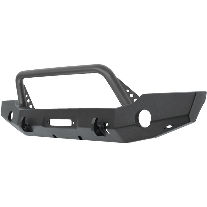 WJ2 Full Width Front Bumper w/Bull Bar <br> 2018-2025 Jeep Wrangler Gladiator
