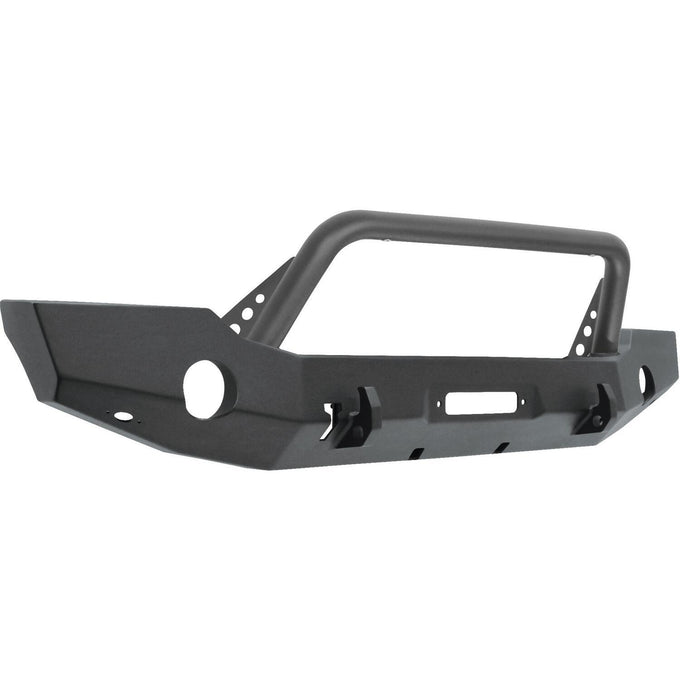 WJ2 Full Width Front Bumper w/Bull Bar <br> 2018-2025 Jeep Wrangler Gladiator
