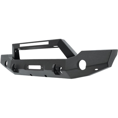 Full Width Front Bumper w/LED Light Bar Mount <br> 2018-2025 Jeep Wrangler Gladiator