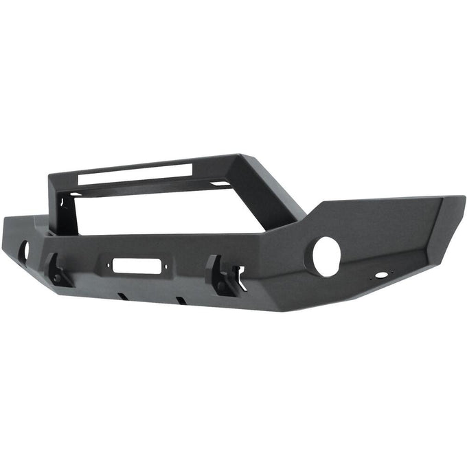 Full Width Front Bumper w/LED Light Bar Mount <br> 2018-2025 Jeep Wrangler Gladiator
