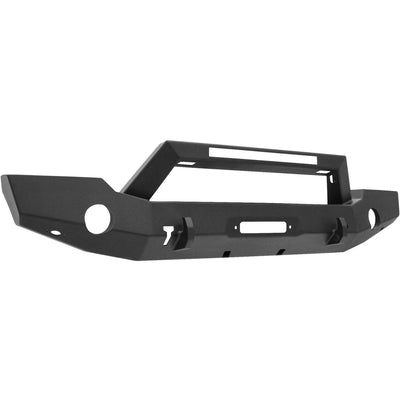 Full Width Front Bumper w/LED Light Bar Mount <br> 2018-2025 Jeep Wrangler Gladiator