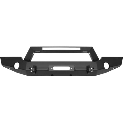 Full Width Front Bumper w/LED Light Bar Mount <br> 2018-2025 Jeep Wrangler Gladiator