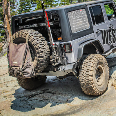 WJ2 Rear Bumper With Tire Carrier <br> 2007-2018 Jeep Wrangler JK
