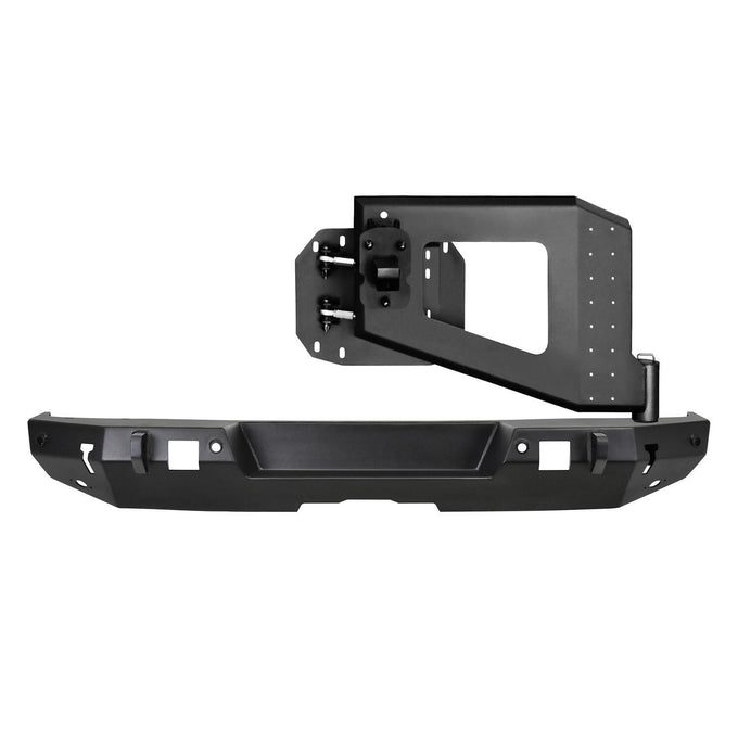 WJ2 Rear Bumper w/Tire Carrier w/Sensors <br> 2018-2025 Jeep Wrangler