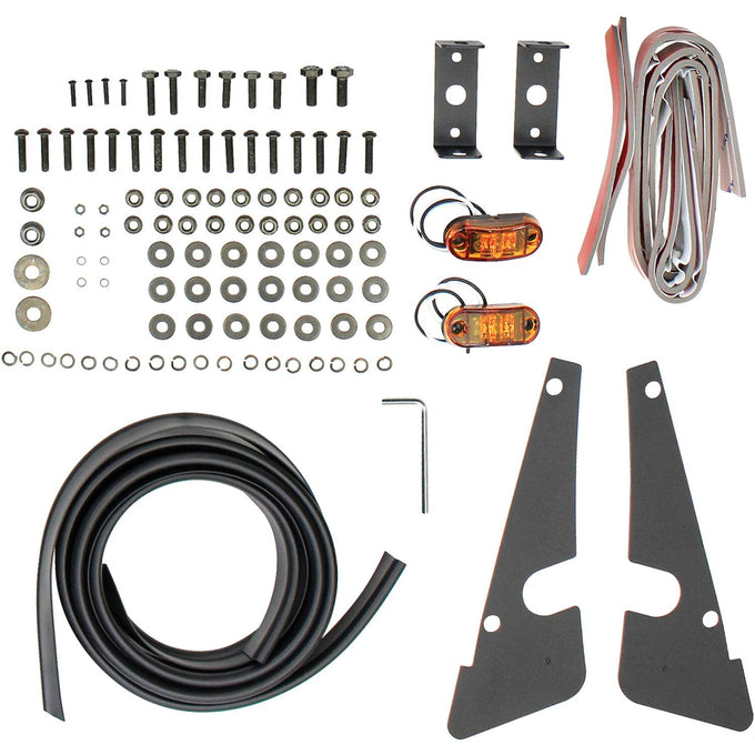 Front Tube Fenders <br> 2007-2018 Jeep Wrangler JK