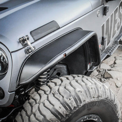 Front Tube Fenders <br> 2007-2018 Jeep Wrangler JK