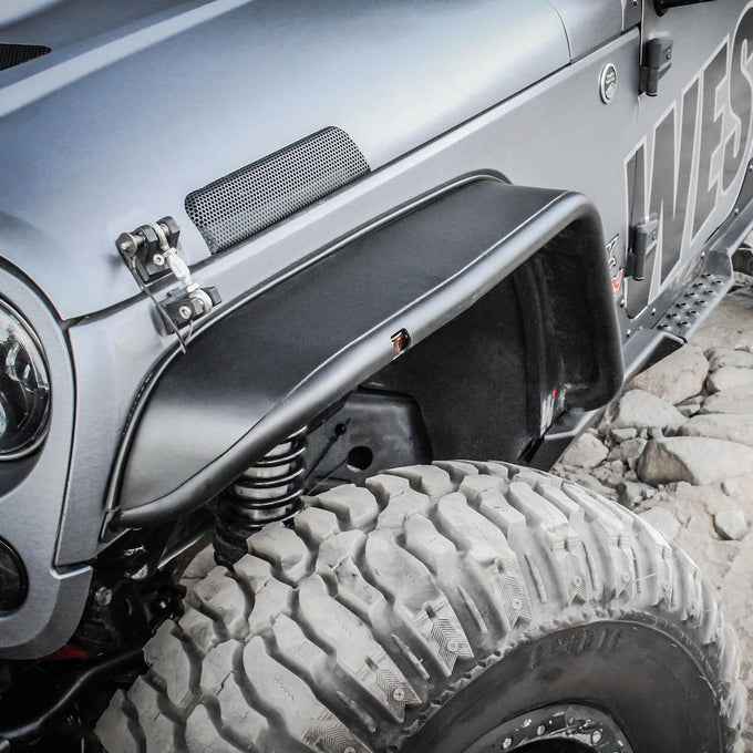 Front Tube Fenders <br> 2007-2018 Jeep Wrangler JK