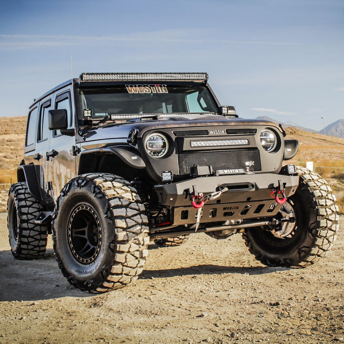 Tube Fenders - Front <br> 2018-2025 Jeep Wrangler Gladiator