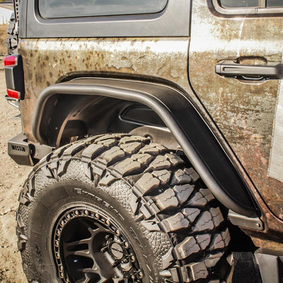 Rear Tube Fenders <br> 2018-2025 Jeep Wrangler